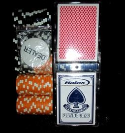 New unopened black- jack-poker game set