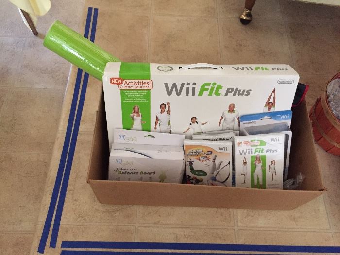 Complete set Wii fit 