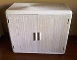 Cream color 2 door cabinet- Differenc cabinet a bit taller