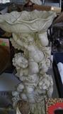 cherub bird bath
