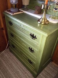 Spoon Carved 3 Drawer Chest 