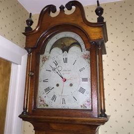 Antique Tall Clock circa 1800     Signed Jacob Hendel   Carlisle     Pennsylvania                                               