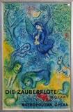 Marc Chagall Poster
"Die Zauberflote", printed by Mourlot Lithograph 39 3/4" x 25 1/4".  Bid at www.fairfieldauction.com today through Wed. July 20th