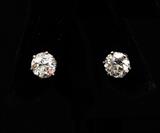 Pair of Diamond Stud 14k Gold Earrings
approximately 1 ct each.  Bid at www.fairfieldauction.com today through Wed. July 20th