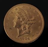 1904 Liberty Head $10 Gold Coin
not graded.  Bid at www.fairfieldauction.com today through Wed. July 20th