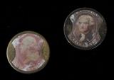 Pair of 1862 Encased Stamps
3 cents and 5 cents.  Bid at www.fairfieldauction.com today through Wed. July 20th