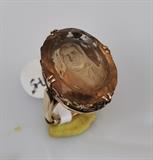 14k Gold and Intaglio Hardstone Ring
size 5 1/2.  Bid at www.fairfieldauction.com today through Wed. July 20th