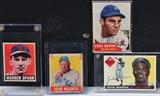 Group of Early Post War Baseball Cards
including 1948 Leaf Spahn and Berra, 1953 Berra, 1955 Jackie Robinson.  Bid at www.fairfieldauction.com today through Wed. July 20th