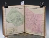F.W. Beers Atlas of Berkshire County, Mass.
Published by RT White & Co., New York, 1876 With several loose maps in the front 16" x 12 1/2" together with Johnson's New Illustrated Family Atlas, By Richard Swainson Fisher, MD., Published by Johnson and Ward, New York, 1866, with marbled end papers, the flyleaf inscribed with a 1918 presentation inscription, 18 1/2" x 15" together with Barnes and Farnham's Atlas of Berkshire County, Published by Barnes and Farnham, Pittsfield, MA, 1904 Cloth-covered boards, 22" x 17".  Bid at www.fairfieldauction.com today through Wed. July 20th