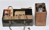 Vintage Stereoscopic Card Collection
Comprising three viewers and a suitcase with cards of scenic views (some of California) and art; including 20 by Watkins and 11 by Houseworth..  Bid at www.fairfieldauction.com today through Wed. July 20th