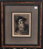 Theodule Augustin Ribot
Portrait of an Old Man, circa 1880 ink and wash on paper signed T. Ribot lower left sheet 7 1/4" x 5".  Bid at www.fairfieldauction.com today through Wed. July 20th