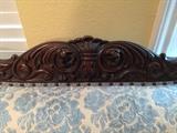 Crown detail of sofa