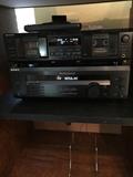 Sony Receiver STR-DE135 and Sony Cassette Deck