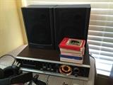 Vintage Electrophonic receiver with 8 track player including Emerson speakers