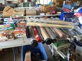 More baseball items, bats, baseball cards, programs, lunch boxes, glasses and the list goes on.