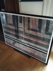 'Bricks" by George Kozman pen & acrylic 