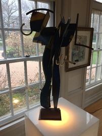 Iron Sculpture by D L Deming 