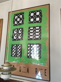 University of Akron ' Square Print" by Takaaki Matsumoto 10/31 - 11/17,  1988