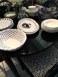 A Very Neat Assortment of Dinnerware...She Loved To Mix and Match!...