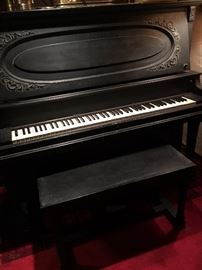 Oh My What A Fab Find This Is!  You Must See This Amazing Black Upright Piano!...