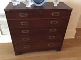 Campaign French Chest Mahogany $800