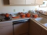 Copco Orange Cookware never used.