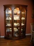 The Noritake china in this cabinet have been gifted to a family member.