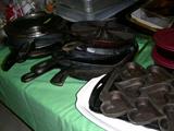 Cast iron pans and molds