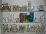 Dishes and glassware