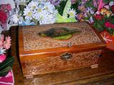 Engraved jewelry box