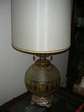 Large end table lamp