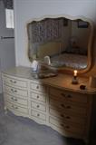 french provincial dresser with mirror