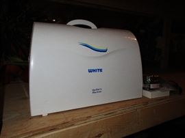 White quilters sewing machine