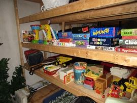 Vintage toys and trucks