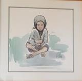 Art Work Watercolor Boy