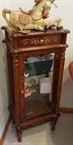 Inlaid Display Cabinet, Pair