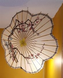 Painted Parasol Lamp