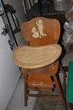 antique high chair