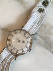 Le Coulture 14K White Gold Watch with Diamonds 