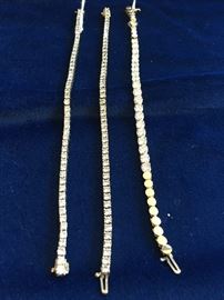 Diamond Encrusted Tennis Bracelets