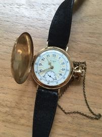Antique Elgin Pocket Watch with Custom Band 