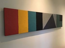 Rob Moore Jr Abstract Oil and Wax, 1985