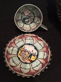 Anne Kraus Hand Painted Tea Cup