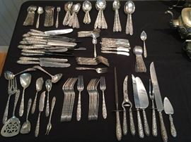 Sterling Flatware Set, 180 Pieces