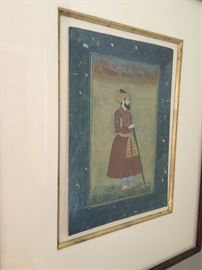 Mugul Miniature Indian Painting