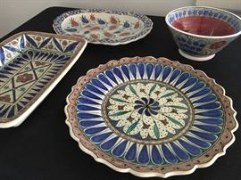 High End Hand Painted Turkish Ceramics