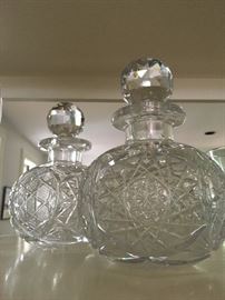 Cut Crystal Decanters