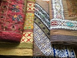 Hand Sewn Indian Bedspreads, Antique