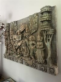 Thai Carved Relief