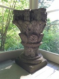 Architectural Salvage Garden Pedestal 